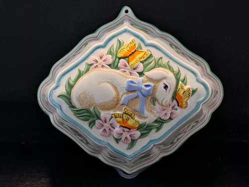 The Franklin Mint Le Cordon Bleu 1986, Lamb and Butterflies Dessert Jello Mold
