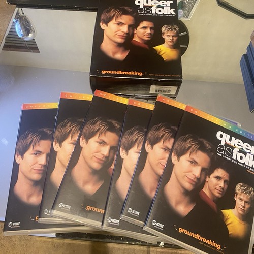 Complete Set DVD Discs Seasons 1-5 Queer As Folk Y2K LGBTQI Gay Lesbian Series - Picture 2 of 7