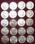 Lot of (20) 90% Silver Kennedy half dollars