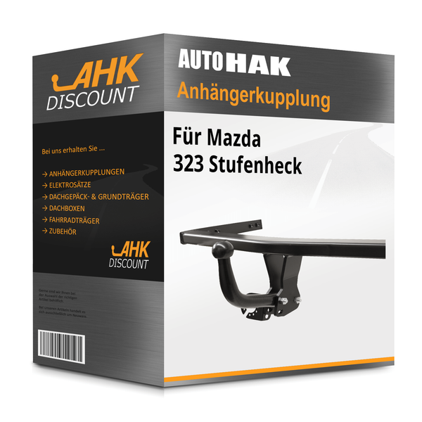 für Mazda 323 Stufenheck 09.1998-05.2004 Auto HAK AnhäNgekupplung Starr NEU-image