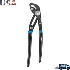 8 Inch Locking Groove Joint Pliers Non Slip Grip 17 Position Adjustable Tool New