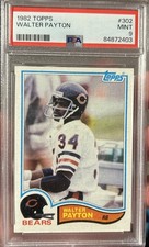 1982 Topps - Walter Payton #302 PSA 9 HOF Chicago Bears