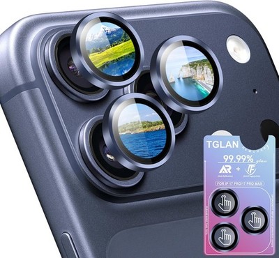 9H Tempered Glass Camera Lens Protector for iPhone 17 Pro Max/17 Pro