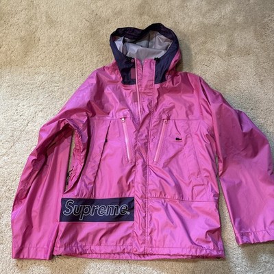 SUPREME ピンク ロゴジャケット BNWT Supreme taped seam jacket SS 19 PINK SIZE MEDIUM Pertex