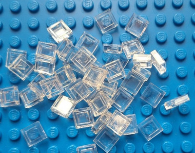 LEGO FLACHE FLIESE 1x1 TRANS KLAR 3010 PACKUNGSGRÖSSE WÄHLBAR BRANDNEU