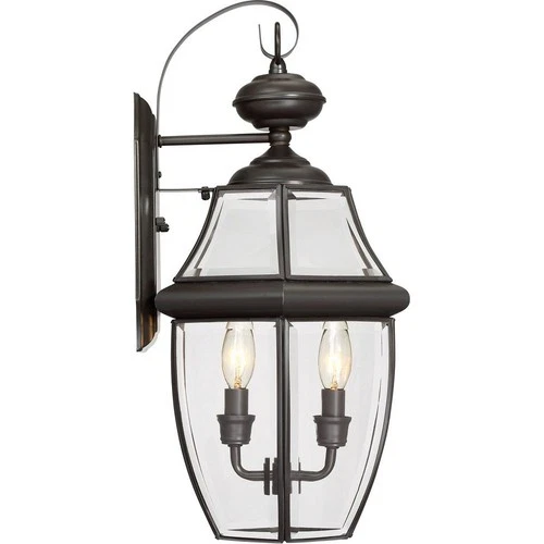 Newbury - 2 Light Large Wall Lantern - 20 Inches high-Medici Bronze Finish - Picture 9 of 9