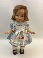 Horsman Little Debbie Doll Vintage 1972 Original Clothes Dimples Vinyl 12”