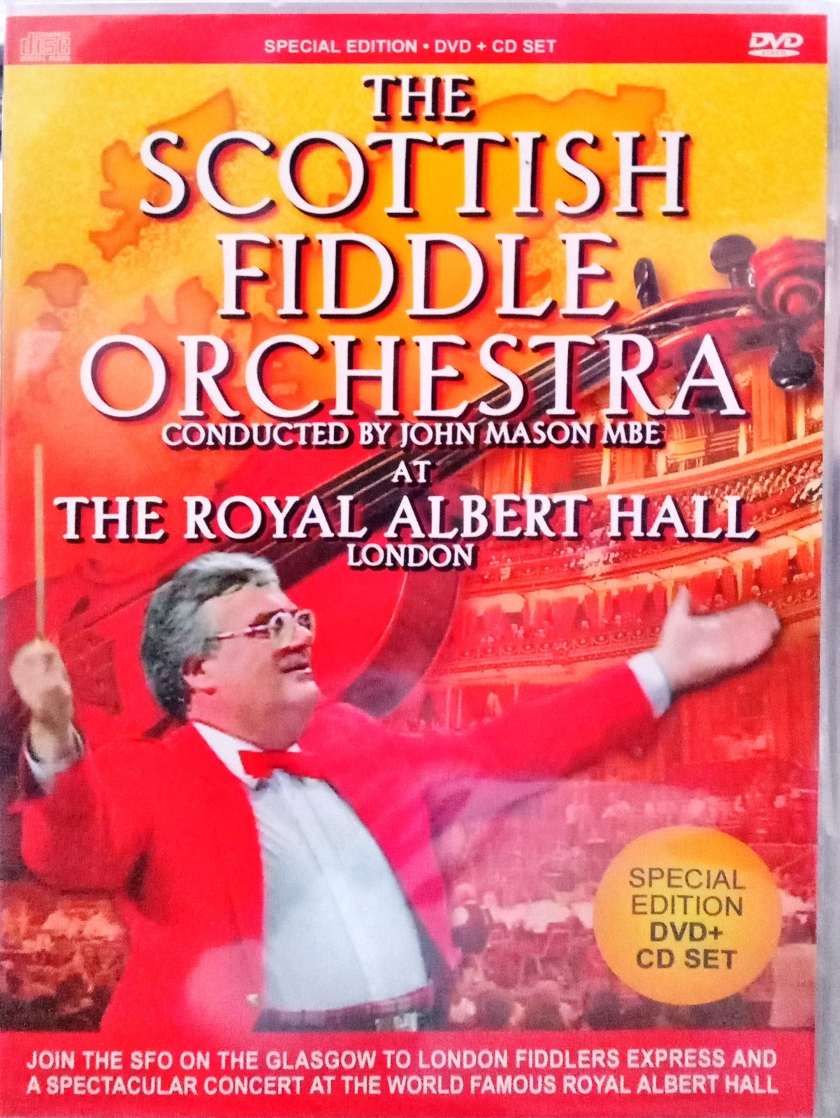 The Scottish Fiddle Orchestra at The Royal Albert Hall London DVD CD John Mason