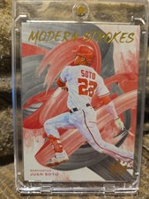 2022 Panini Diamond Kings - Modern Strokes #MS-2 Juan Soto Nationals Mint