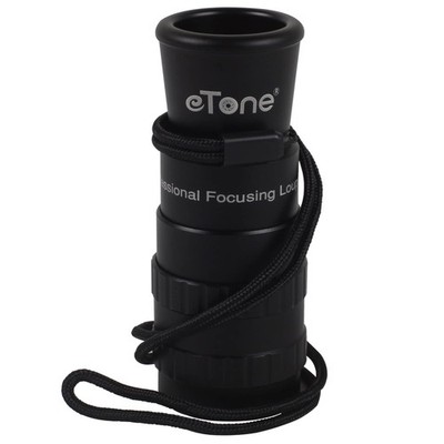 eTone 6x Loupe Adjustable Diopter Metal Lens with Neck Strap Red Box 105mm