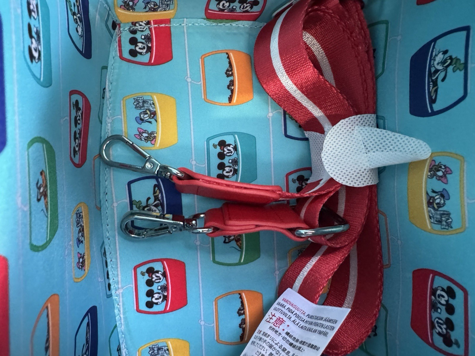 2025 Disney Parks Skyliner Mickey Minnie Donald Daisy Chip Dale Loungefly Bag