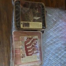 Queen Quilt Set Quilted Floral Multicolor Polyester Fill 90 x 90 in