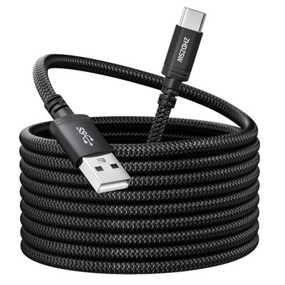 Extra Langes 5M USB C Ladekabel, 3.1A Schnellladekabel, USB Anf Typ C Kabel Gefl