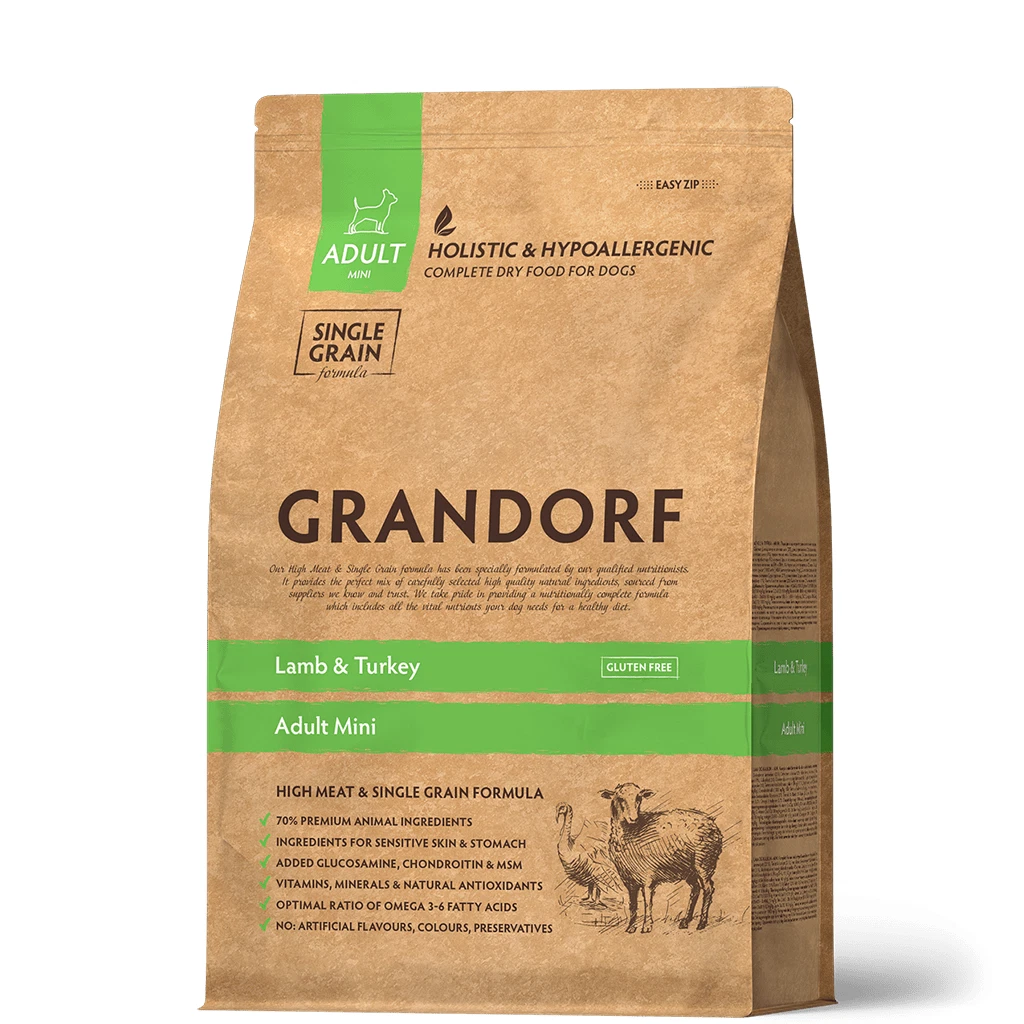 Grandorf Lamb & Turkey - Adult Mini Breeds - 3 Kg