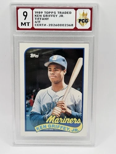 1989 Topps Traded Tiffany Ken Griffey Jr. Rookie Card RC #41T PCG 9