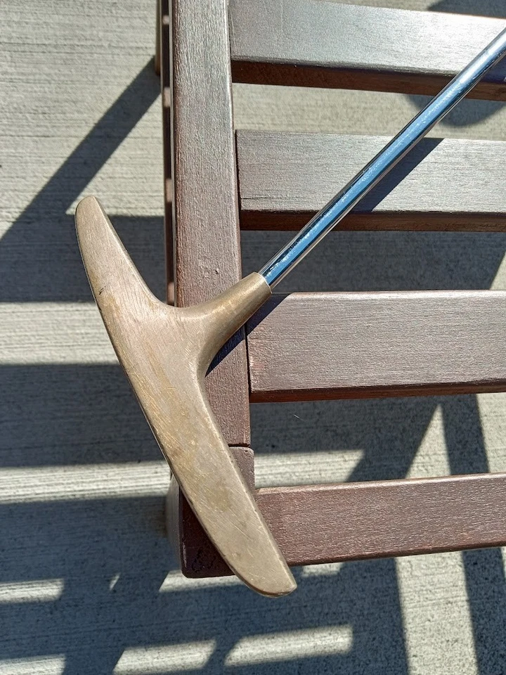 Vintage Dunlop B99 Golf Putter - Brass Head - Reversible 35" - Original Grip - Image 3 of 4