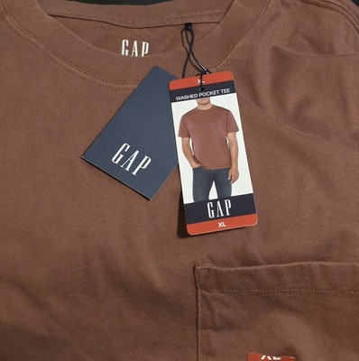 Gap Washed Pocket T-shirt (Men's Size XL) NWT 