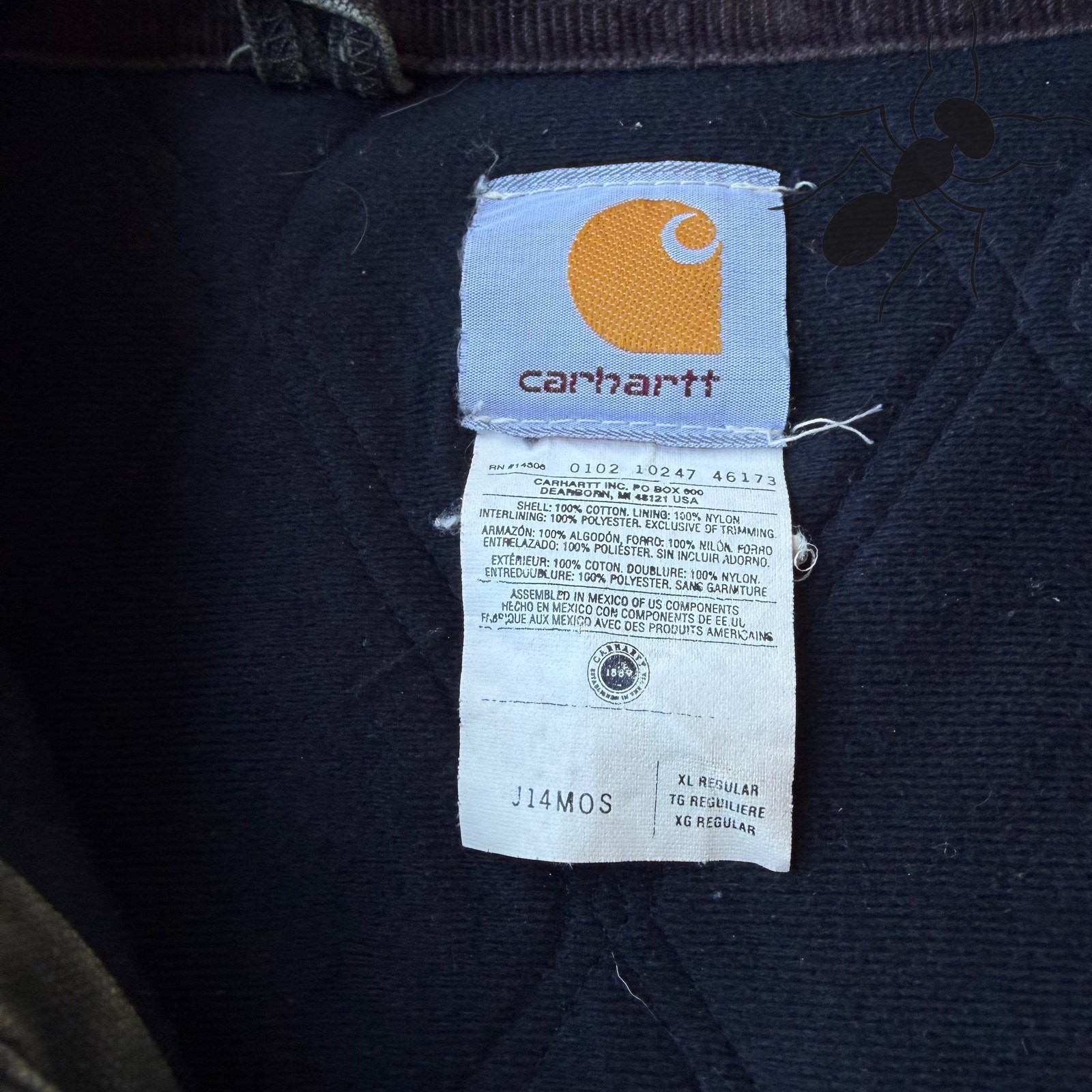 Carhartt J14 MOS green Santa Fe work wear jacket thumbnail 5