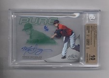 MARCO GONZALEZ 2013 LEAF TRINITY AUTO RC PURE GLASS GREEN #8/10 BGS 10 PRISTINE