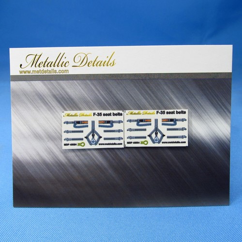 Lockheed-Martin F-35, Seat Belts (3D Decals) Scale 1:48 For Models Aircraft Kits - Picture 2 of 4