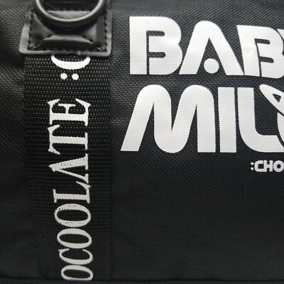 SMALL FLAWS Baby Milo x Chocoolate Duffle Bag Bape from magazine