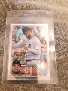 2023 Topps Chrome Riley Greene SP Image Variation Refractor #182 RC Tigers
