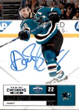 Dan Boyle Signed Autographed 11/12 Panini Contenders card San Jose Sharks