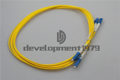 2PCS 3M LC-LC Simplex Singlemode Fiber Optic Cable Cord New