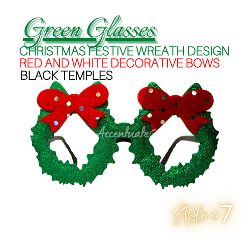 Merry Christmas! Novelty Frames Sun-Glasses Reindeer Festive Party Adults Kids - Picture 11 of 15