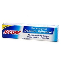 Secure Denture Adhesive 1.4 Oz (pack Of 8) on sale Secure Denture Adhesive 1.4 Oz (pack Of 8) on sale