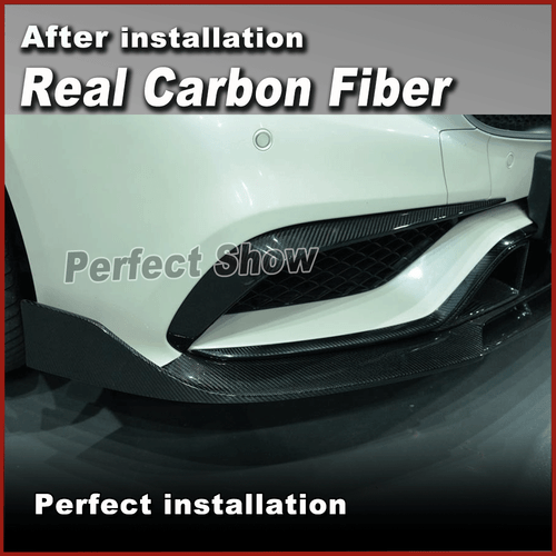 Fit for Mercedes Benz W218 CLS63AMG 2015-2017 REAL Carbon Fiber Front Bumper Lip - Picture 5 of 15