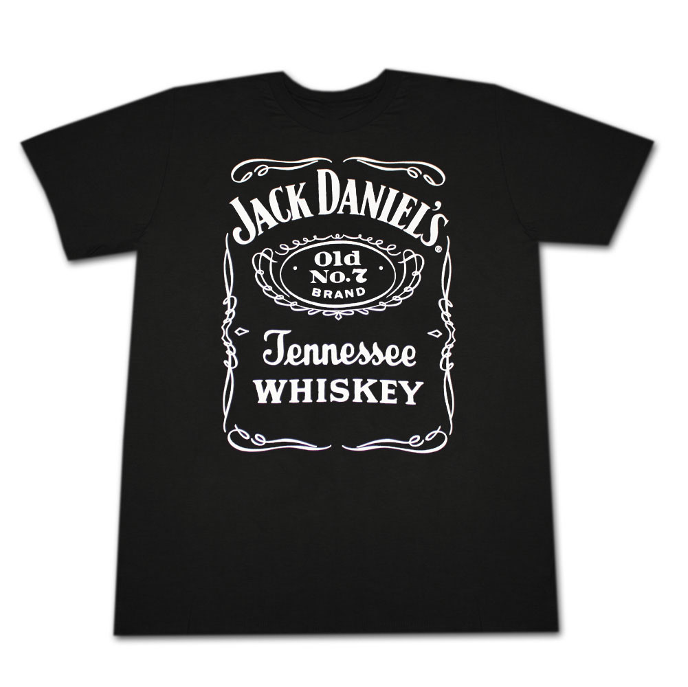 Jack Daniel's Old No. 7 Whiskey Logo Graphic TShirt Black | eBay