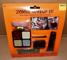 Halloween Zombie Makeup Kit Grease Blood Flesh & Teeth 5+ 171K