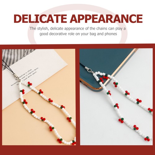 4 Pcs Mobile Phone Package Hanging Chain Accessories - Zdjęcie 8 z 12