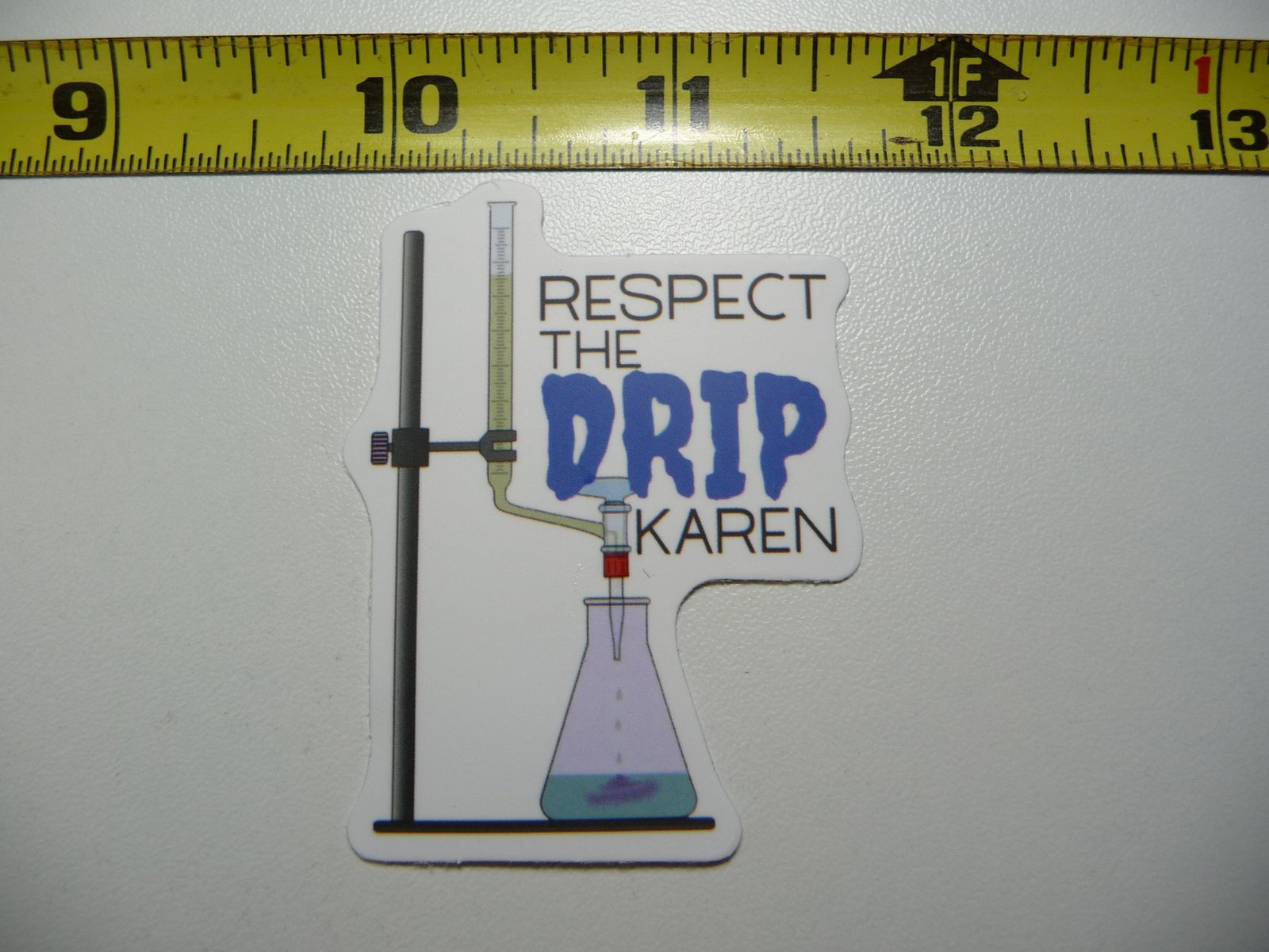 RESPECT THE DRIP SCIENCE CHEMISTRY DECAL STICKER SCHOOL TEACHER PROFESSOR