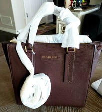 alessa medium pebbled leather satchel