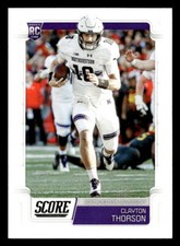 Clayton Thorson 2019 Score Rookie Card #411 Northwestern Wildcats
