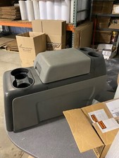 2004-2008 Ford F-150 Center Console Assembly With Cup Holders Tan Two-tone 2004-2008 Ford F-150 Center Console Assembly With Cup Holders Tan Two-tone
