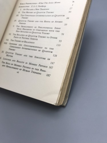 Werner Heisenberg Physics & Philosophy 1958 1st Ed. - V. Weisskopf Personal Copy - Imagen 24 de 24