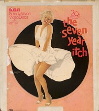 The Seven Year Itch 1955 Vintage CED RCA SelectaVision Videodisc TESTED WORKING
