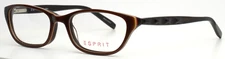 ESPRIT ET17419 535 Brown Womens Semi Cat Eye Full Rim Eyeglasses 50-17-135 B:31