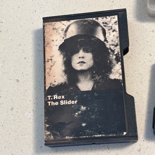 (2) T. REX Paper Case Cassette Tape Slipcase Lot: The Slider, Electric Warrior - Picture 2 of 8