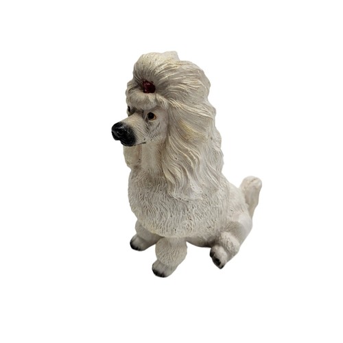 Pacific Entertainment Inc #SF8937 Poodle Dog Statue Figurine 5"x3" - Picture 2 of 5