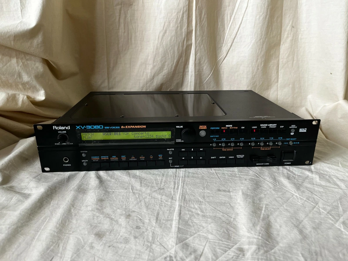 Roland XV-3080 128-Voice Synthesizer Module New internal Battery