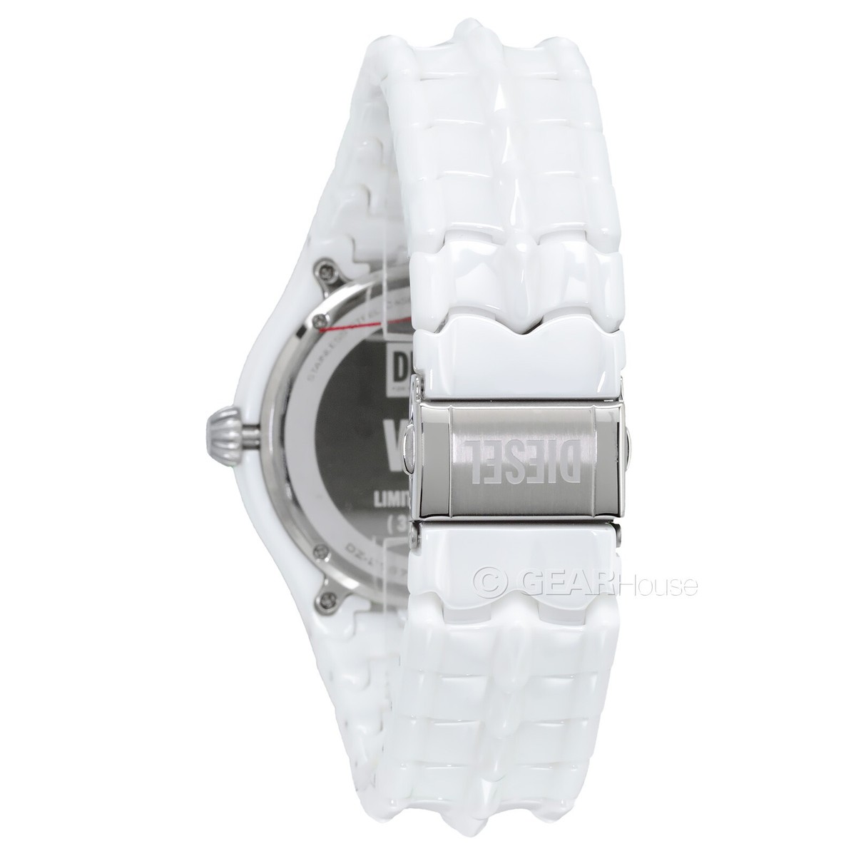 Diesel Silver Retro Watch with Metallic Green 2-Tone Band DIESEL Metamorph Streamline Mens Watch, Chrome Silver  main image 4