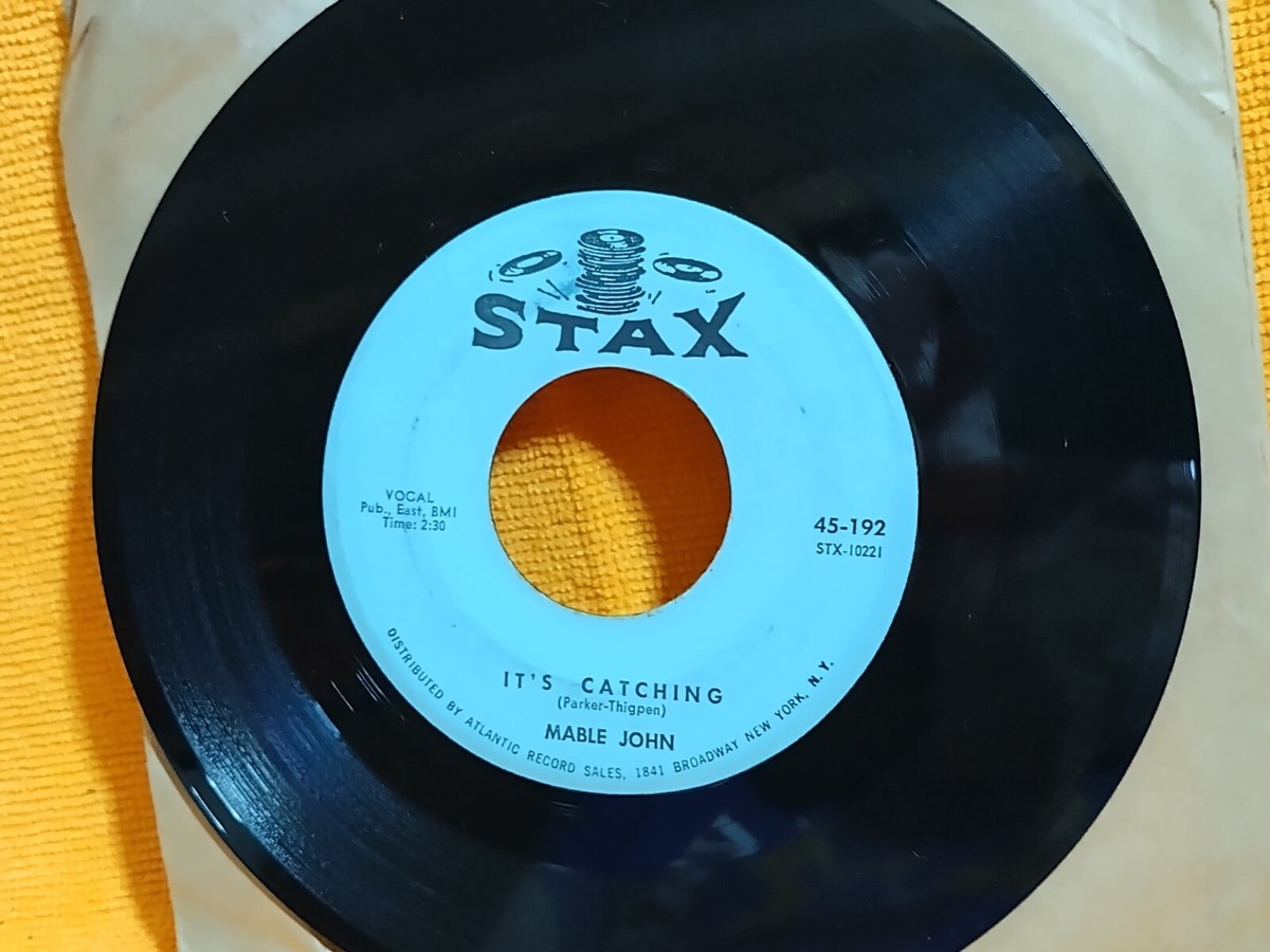 MABLE JOHN-YOUR GOOD THING/IT'S CATCHING-STAX-1966-45-192 VG