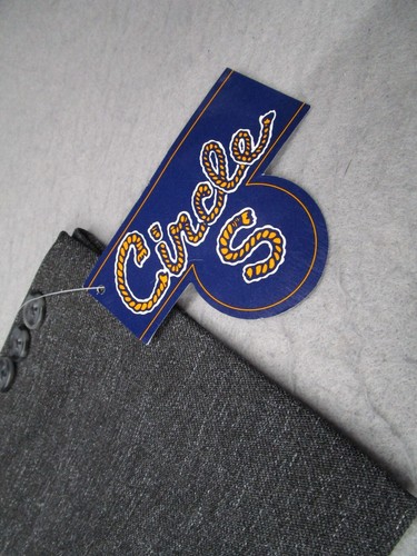 Circle S Jacket Mens 42 R Gray 2 Button Western Yoke Sport Coat Rancher Work - Picture 4 of 13