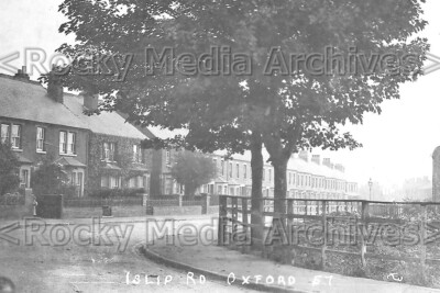 Evv-59 Street View, Islip Road, Oxford, Oxfordshire 1913. Photo