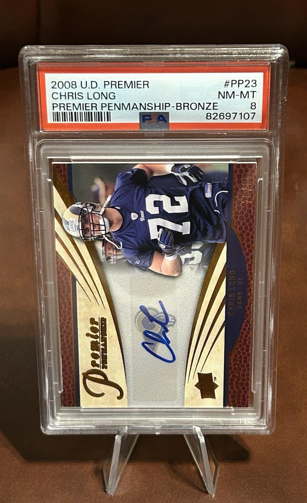 Chris Long Upper Deck Premier Premier Penmanship #PP23 Base