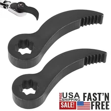 2Pcs Pry Bar Wrench Adapter Head Crowbar Adapter 1/2" Ratchet Car Repairing Tool